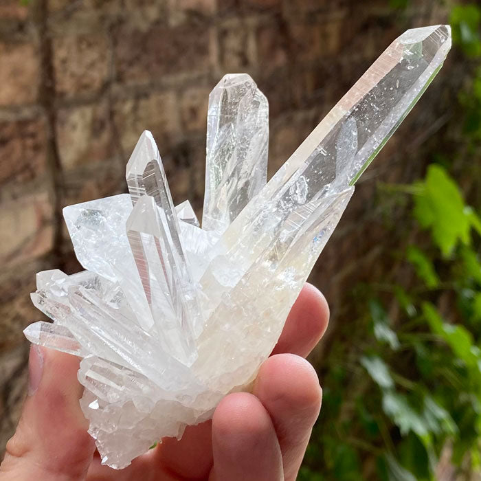 Three Unique Raw Quartz crystal with mica flakes. Beautiful specimen f –  The Clean Slate Company