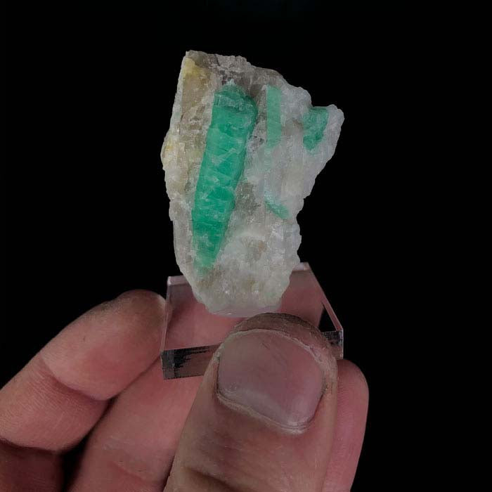 Raw Emerald Crystal on Matrix