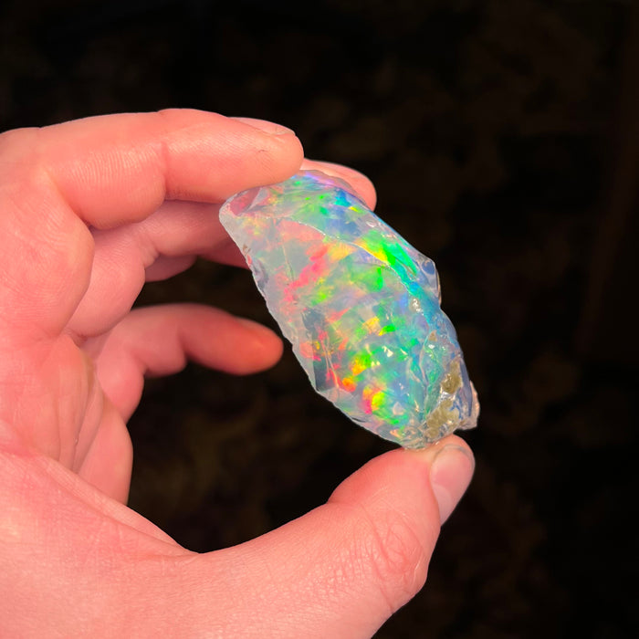 transparent crystal opal