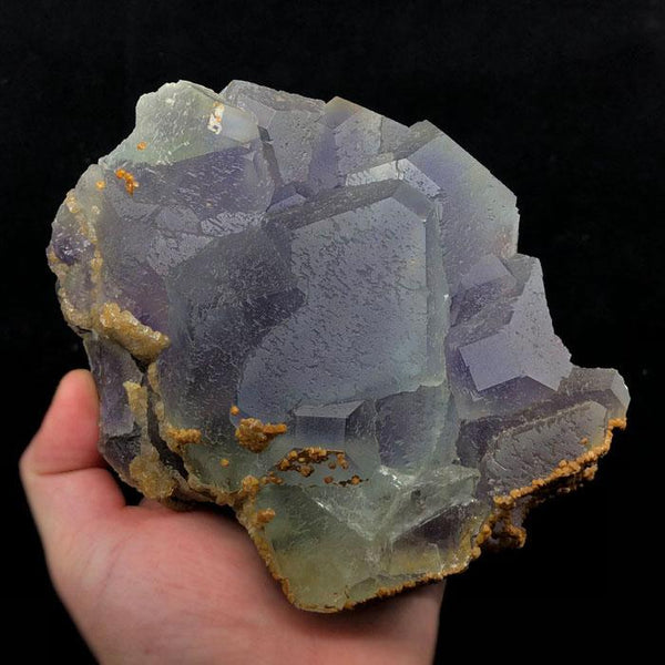 Purple Cubic Phantom Fluorite Specimen, Natural Fluorite, online Raw Fluorite, Fluorite For Sale, Fluorite From Baluchistan 379 Gram