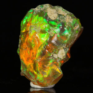 Raw Ethiopian Opal Crystal Mineral Specimen
