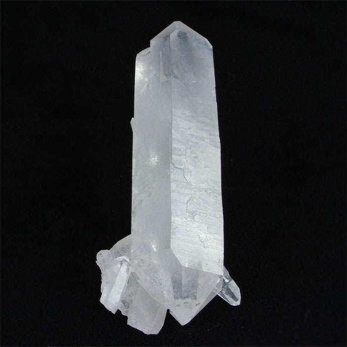 Double Terminated Colorless Quartz Crystal from Brazil