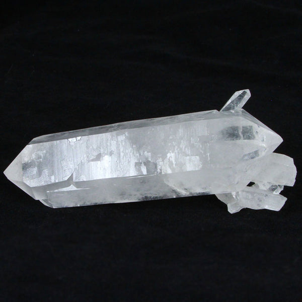 Double Terminated Quartz with Graphite 5.93 Gm Size 10 to 12 mm (10)Brazil  max8497 - Gemological Collections