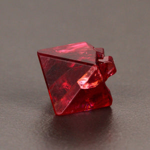 Spinel Red Octahedron Crystal