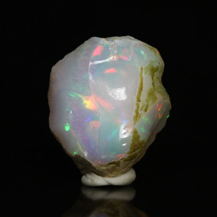 Rough welo Ethiopian fire opal mineral specimen