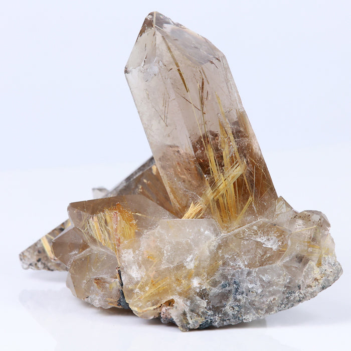 5530g Rutilated Quartz Crystal Cluster Mineral Mike