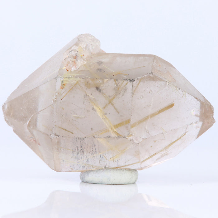 Double Terminated Quartz with Graphite 5.93 Gm Size 10 to 12 mm (10)Brazil  max8497 - Gemological Collections