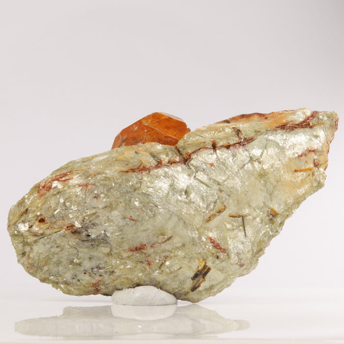 62.57ct Green Tsavorite Garnet Crystal Specimen - Mineral Mike