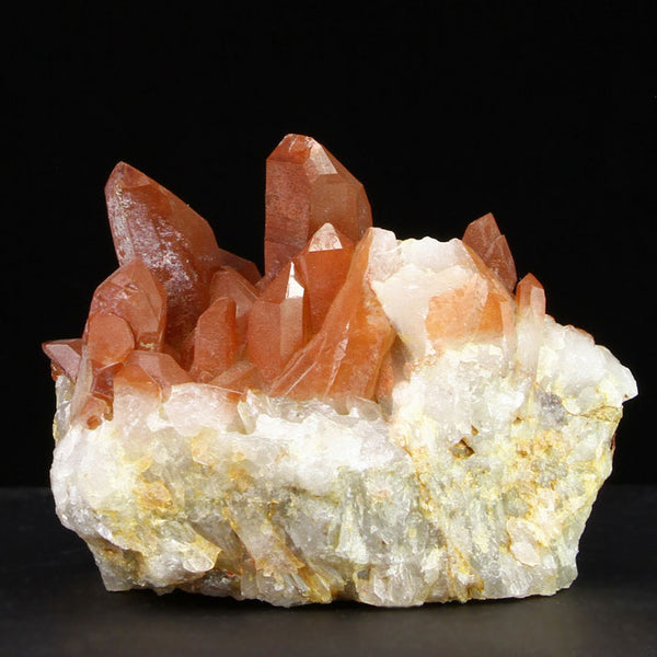 Red (Hematite) Quartz from Morocco - Mineral Mike